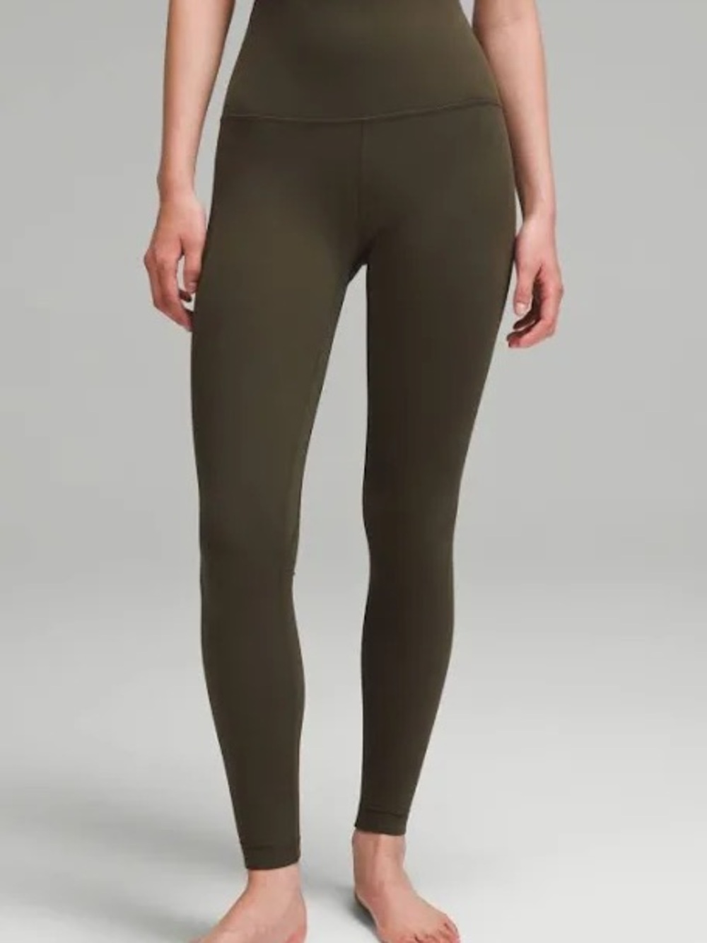 LuLuLemon Align High-Rise Olive Green Leggings size 6